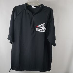 Black SOX Half-Zip  Xlg Shirt